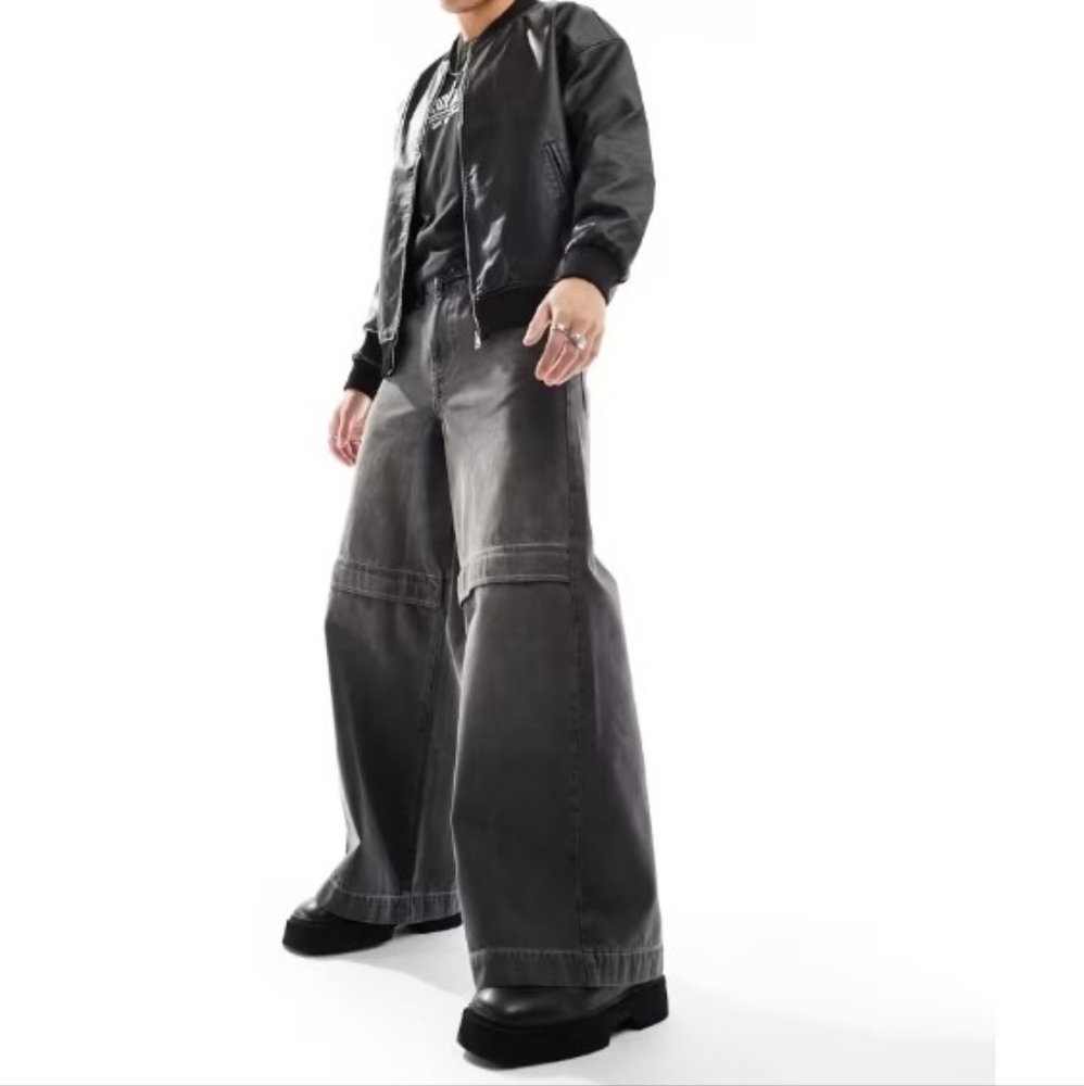 ASOS DESIGN Extreme Wide Leg Jeans
